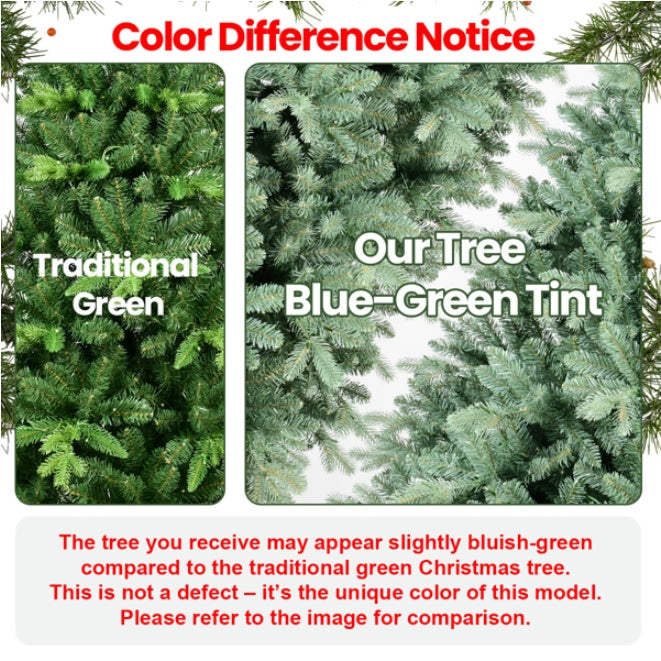 Artificial 5ft Blue Green Tint Christmas Tree