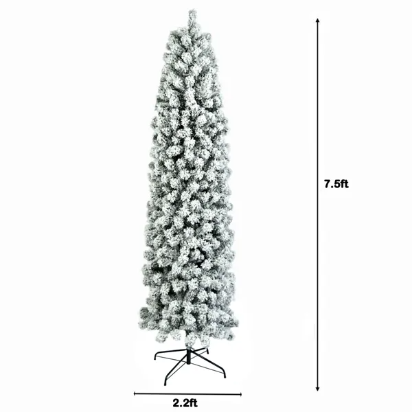 Pencil Flocking Christmas Tree