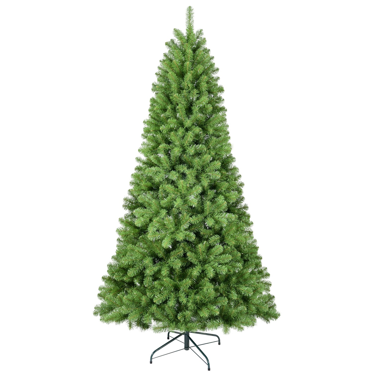 Artificial Tree, White Flocked Pine Premium Christmas Tree, Lifelike PE&PVC Mixed Tips