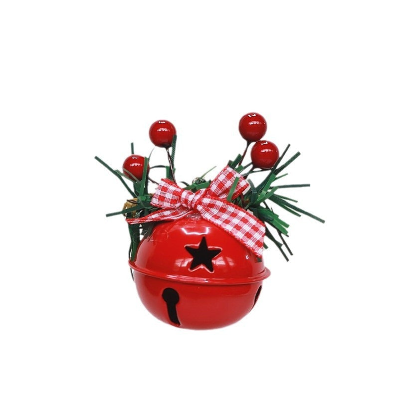 Jingling Bell Pendant Hemp Rope Chinese Hawthorn Decorative Pendant